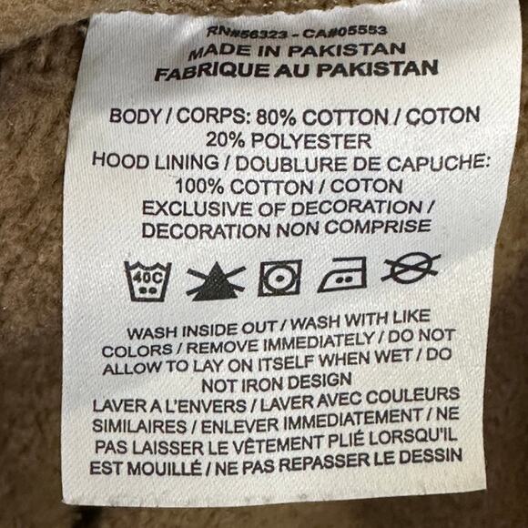 Nike Pullover Hoodie Mens M Brown Fleece Kangaroo Pocket Athletic Sweatshirt - Picture 6 of 6